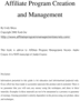 Thumbnail Affiliate Program Creation And Management Thumbnail Affiliate Program Creation And Management