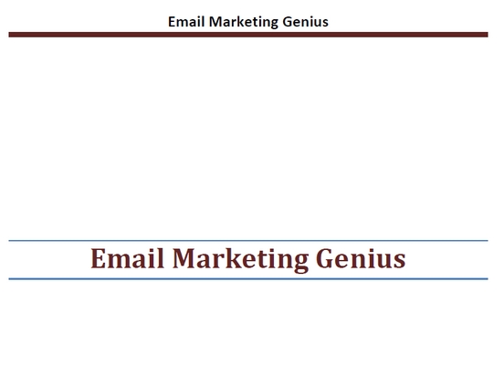 Product picture Email Marketing Genius