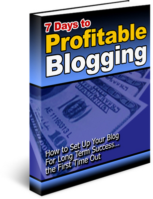 Product picture 7 Days To Profitable Blogging + Special Related Ebook Gift