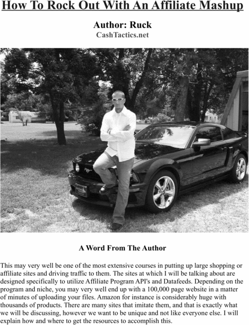 Product picture How To Rock Out With An Affiliate Mashup